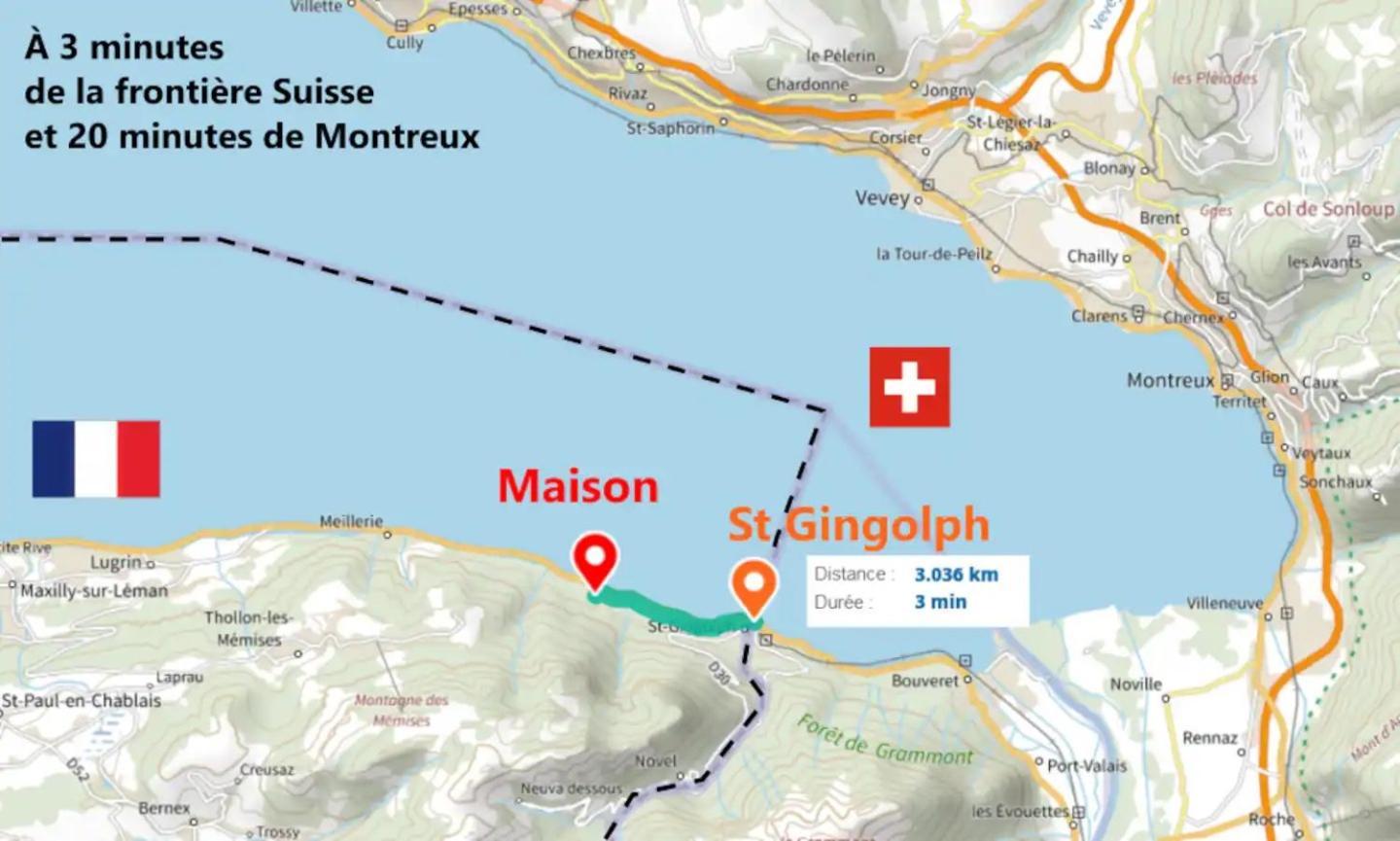 סן-ז'נגולף Chez Malou & Hugo Vue Lac Proche Suisse & Stations ! מראה חיצוני תמונה